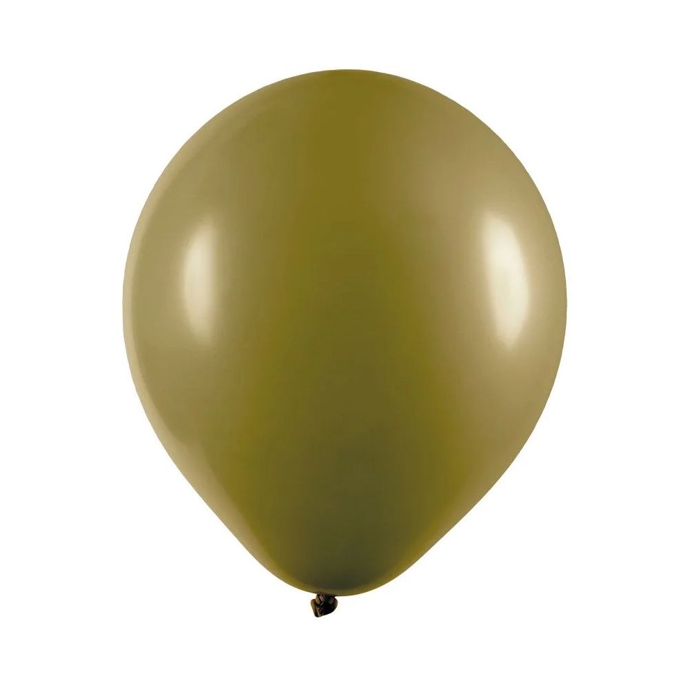 Balão de Festa Redondo - Oliva - 7" Buffet - 50 unidades - Art-Latex
