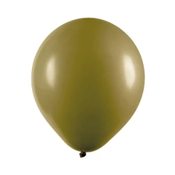 Balão de Festa Redondo - Oliva - 7" Buffet - 50 unidades - Art-Latex