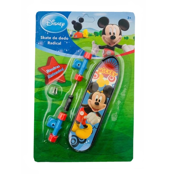 Mini Skate de dedo radical Disney - Mickey Carros Toy Story