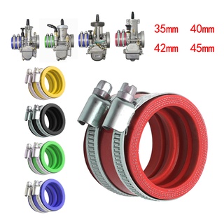 Adaptador Do Carburador Filtro De Ar Manifold Guilhotina De Competição Koso Keihin Pwk 30/35/40/42/45MM
