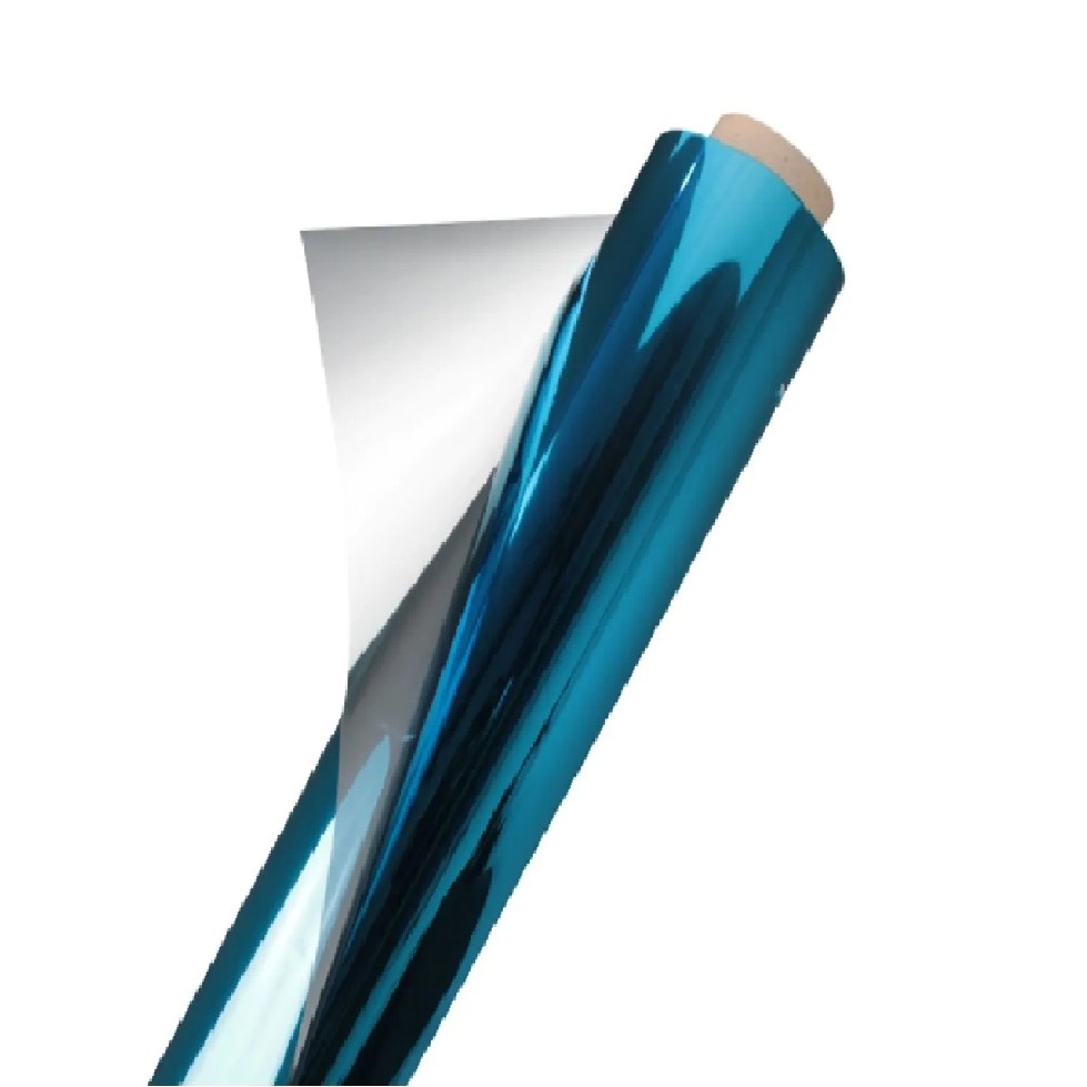 insulfilme 2mX50cm azul espelhado, vidro, janelas, box