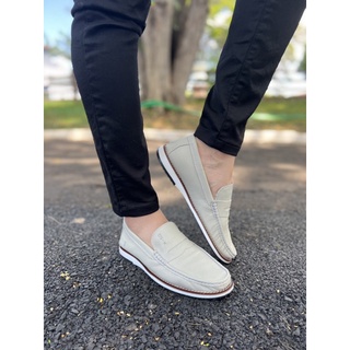 Mocassim Dockside Masculino Couro Legítimo Esporte Fino Conforto Envio Rápido