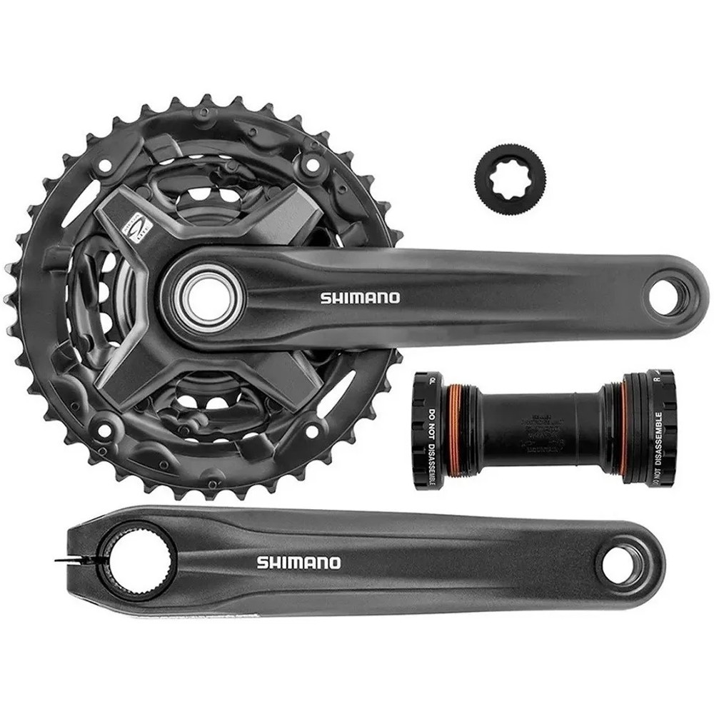 Kit Pedivela Shimano Altus FC-MT210 40/30/22 Dentes + Movimento Central BB-MT500 Hollowtech II