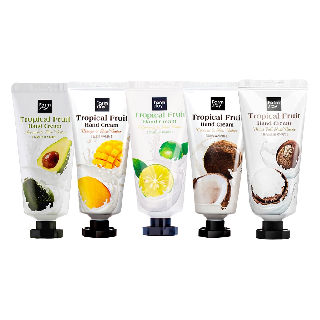 farmstay tropical fruit hand cream 50ml 5 types - Beauty