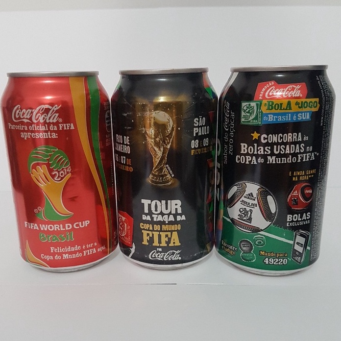 Latas de refrigerante Coca-Cola - Coleção - preço unitário
