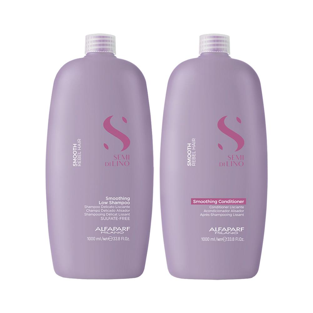 Kit Alfaparf SDL Smooth Smoothing - Sh 1000ml + Cond 1000ml