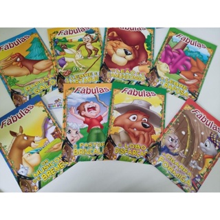 Kit com 8 livros Histórias Fábulas Editora Bicho Esperto em Oferta na Shopee