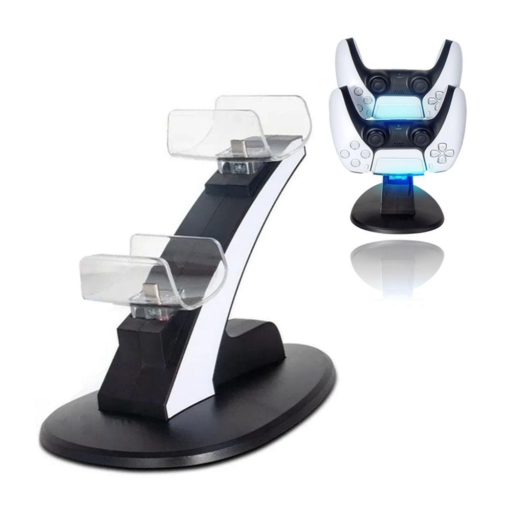 Base Carregador De Controle Compativel Ps5 Rapido Dock Station