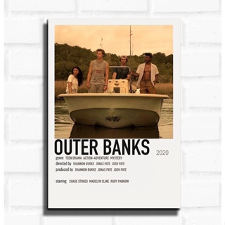 Placa Quadro Decorativa Outer Banks 01 20x28 em Oferta na Shopee