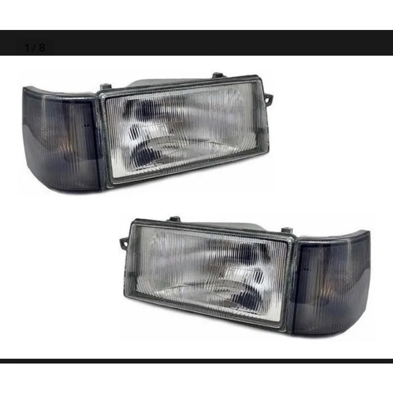 Par Farol VIDRO + Pisca Fume Uno 91 A 96 97 98 99 2000 A 04