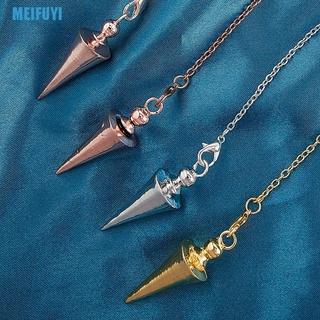 [Meifuyi] Metal Pendulum For Antique Spiritual Pendulo Radiestesia Healing Pendule Jewelry RB