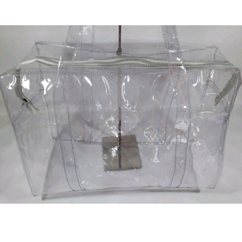 Sacola Bolsa Sacolão 100% Pvc Cristal Transparente Jumbo