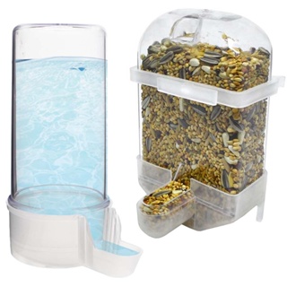 Kit Comedouro + Bebedouro Calopsita Agapornis Ring Neck Automático Transparente Malha Larga em Oferta na Shopee