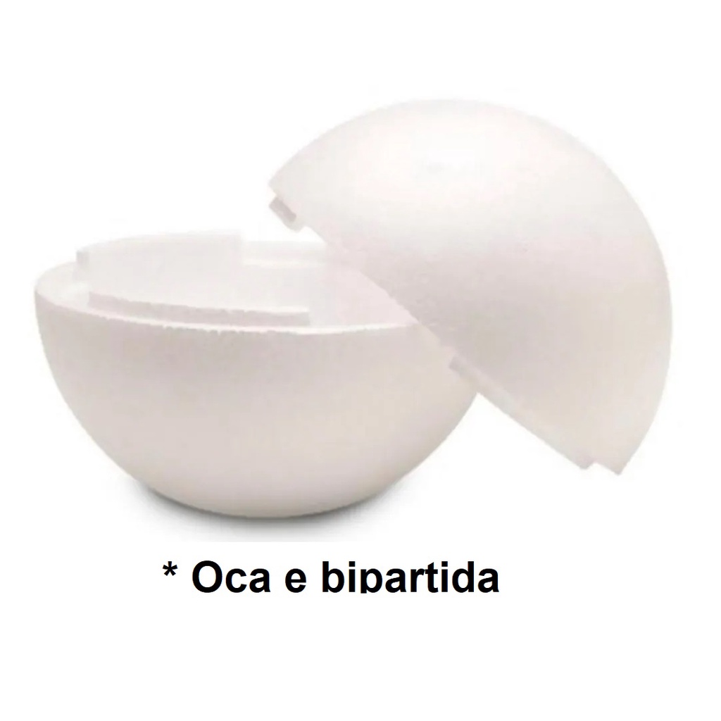 Bola de ISOPOR 500 mm - Oca e Bipartida*Boneco de Neve, Natal