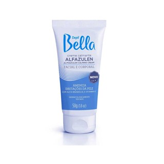 Creme Calmante Alfazulen 50g - Depil Bella com Azuleno em Oferta na Shopee