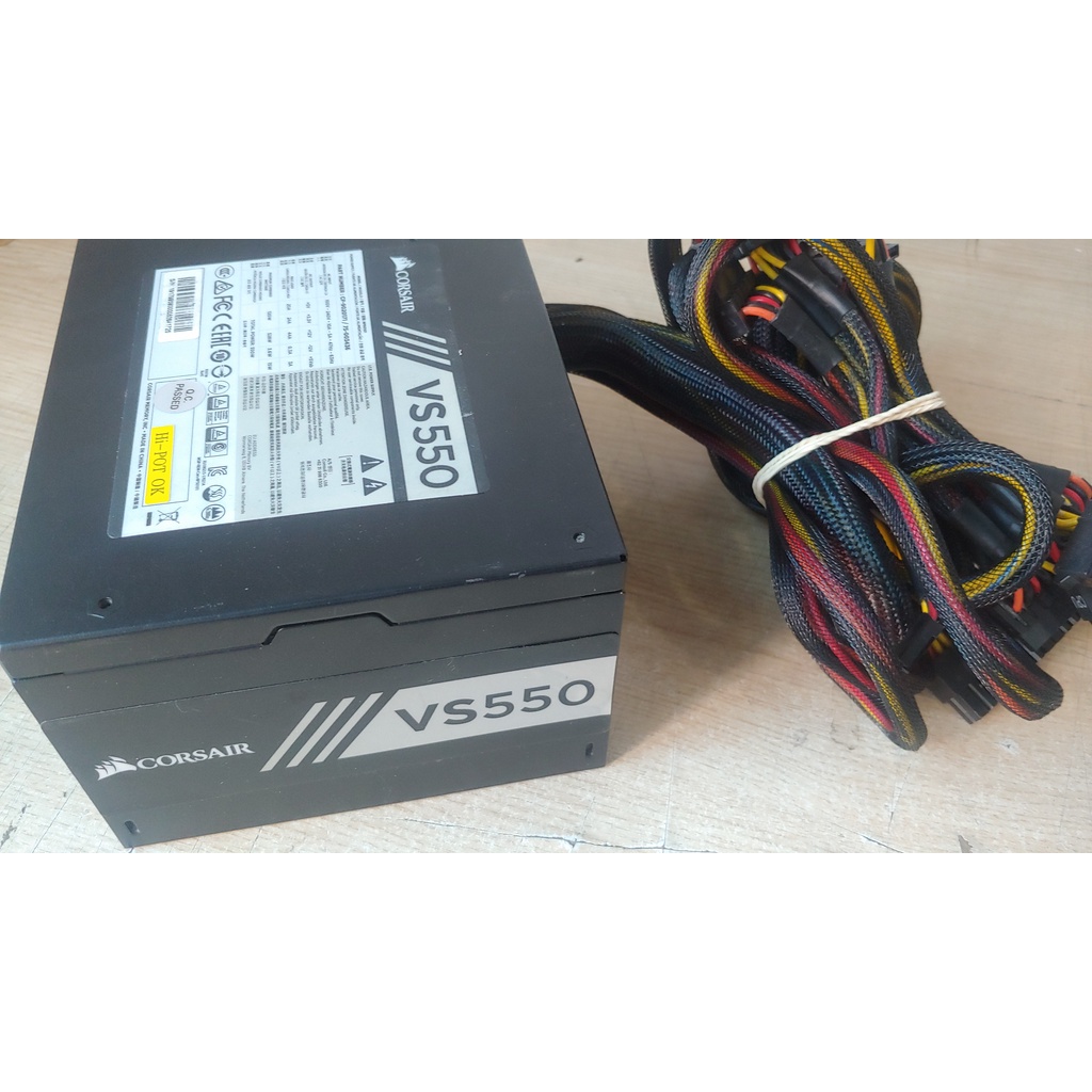 Fonte Corsair VS550 80 Plus White