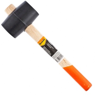Martelo de Borracha 225g Sparta 50mm com Cabo de Madeira em Oferta na Shopee