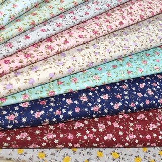 Tecido Tricoline Estampado Floral Lucia 100% Algodão 0,50 X 1,50m