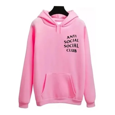 Blusa Moletom Anti Social Social Club Canguru  De Frio casaco