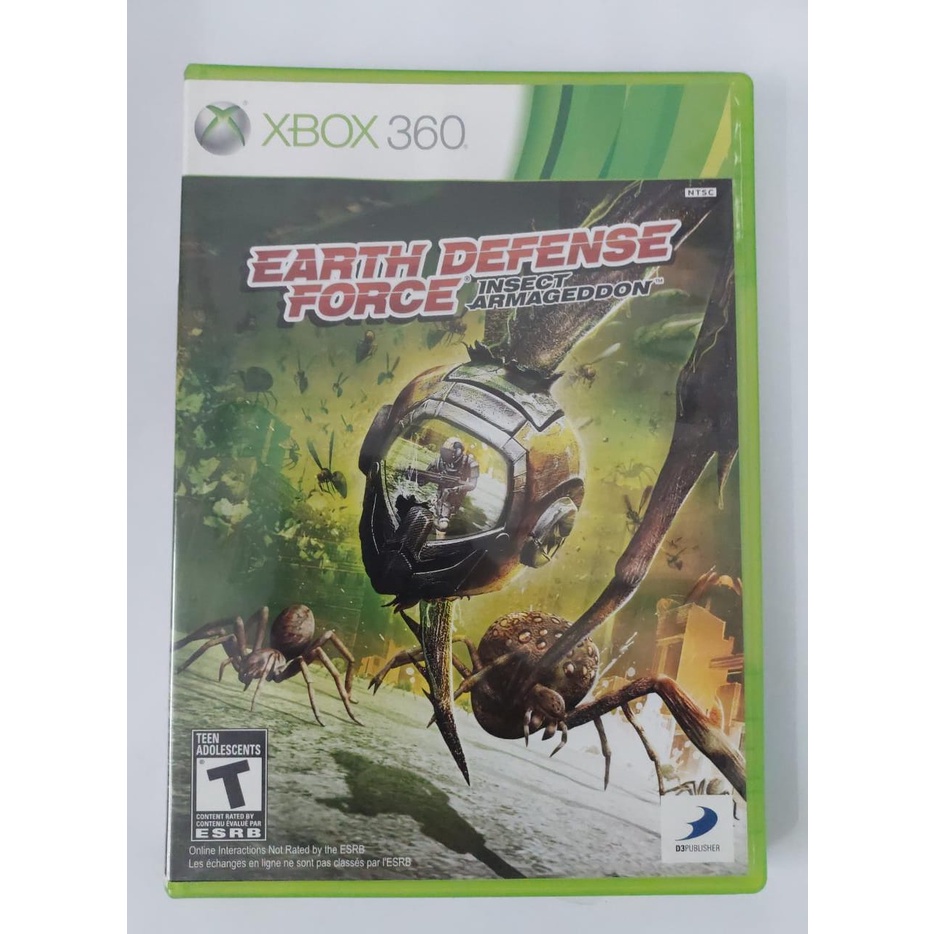 Earth Defense Force Insect Armageddon XBOX 360 Mídia Física Original Pronta Entrega