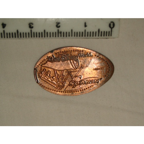 Pin Moedinha Disney Soarin Asa Delta Maquinas De 1 Centavo