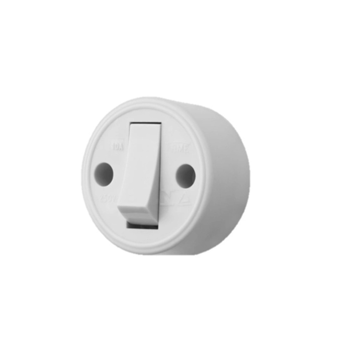 INTERRUPTOR SIMPLES SOBREPOR BRANCO INTERNEED