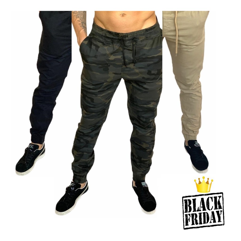 calça com elastico no tornozelo masculina