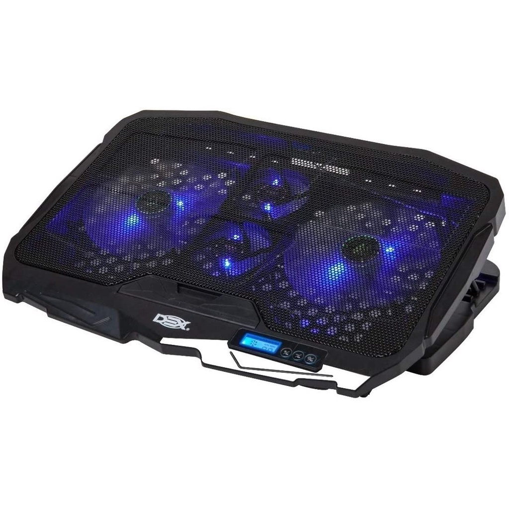 Base Suporte Notebook Até 17,3´ 4 Cooler Fan 2 Usb Led Azul - Escorrega ...