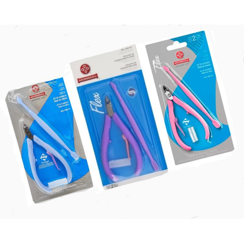 Alicate Para Cutículas Mundial Flex + Espátula Dupla em Oferta na Shopee