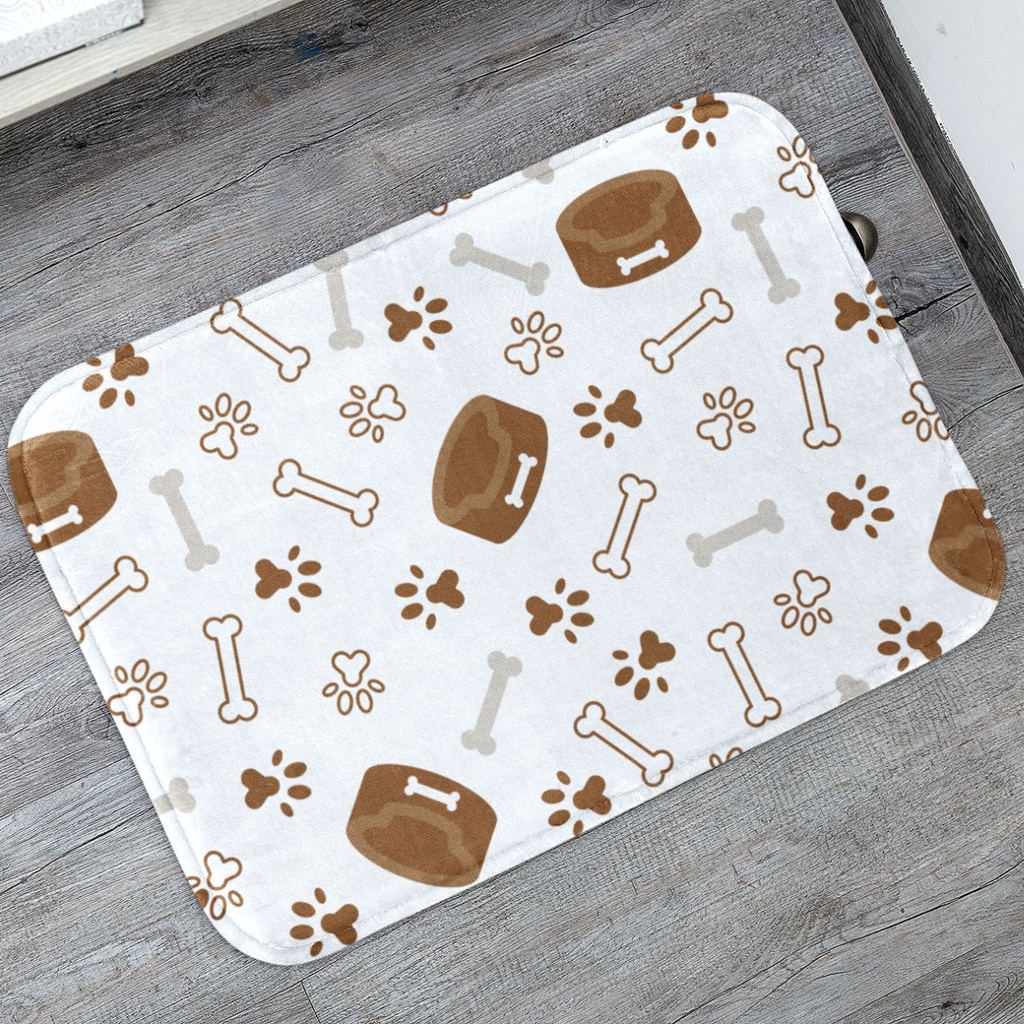 Tapete Pet Decorativo p/ Comedouro 55X35
