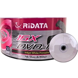 100 DVD-R PRINTABLE RIDATA 4.7GB 120 MINUTOS 16X ORIGINAL em Oferta na Shopee