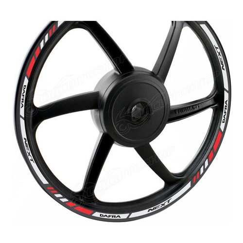 Friso Adesivo Refletivo M10 Roda Moto Dafra Next 250