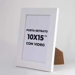 Porta Retrato 10x15 Com Moldura e Vidro Foto