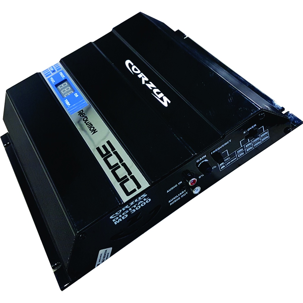 amplificador digital 3000 watts 1 canal 1 ohm MD3000 Corzus