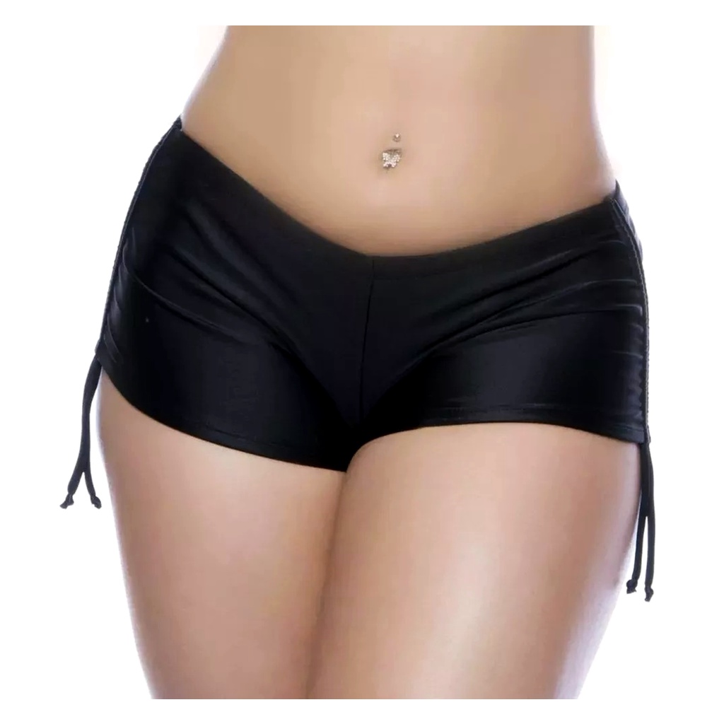 Bionda Shortinho Biquini Com Tiras Nas Laterais