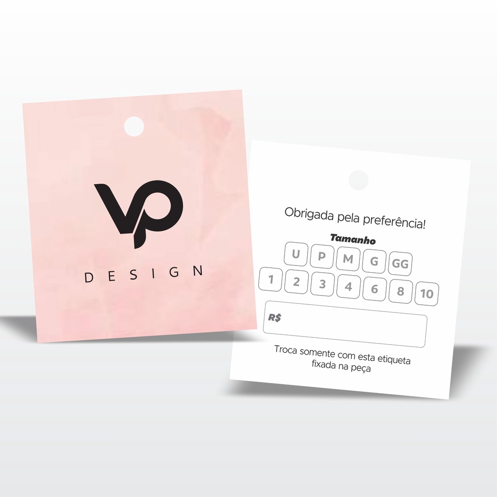 2000 mini tags etiquetas personalizadas para roupas em Oferta na Shopee