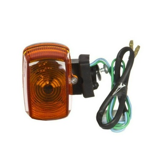 Pisca Seta com Chicote e Coxim da Moto Honda NXR Bros / XR 200/ XLR 125 Amarelo Pro Tork
