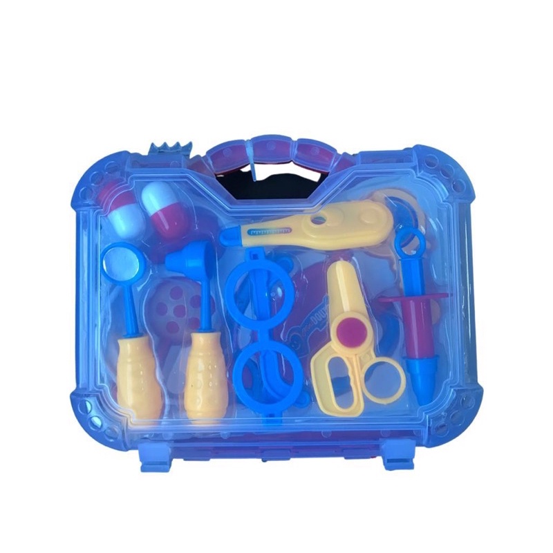 Maleta Médico Grande Infantil De Brinquedo Menino Maleta Kit Medico  Grande Brinquedo Doutor Cor Azul Crianças brinquedo de menino brinquedo de menina