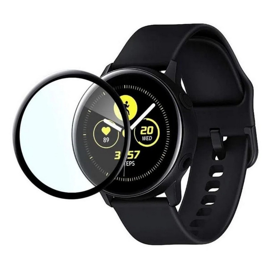 Película Coverage 5D Pro Preta para Samsung Watch Active 2 44M - Gshield em Oferta na Shopee