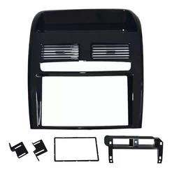 Moldura 2 Din Fiat Linea 2008,2009,2010,2011,2012,2013,2014 - Black Piano