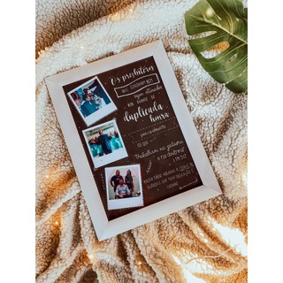 Quadro Personalizado Lettering | Presente Pastor | Quadro Gospel | 1 TM 5:17 | Tamanho 30x21cm