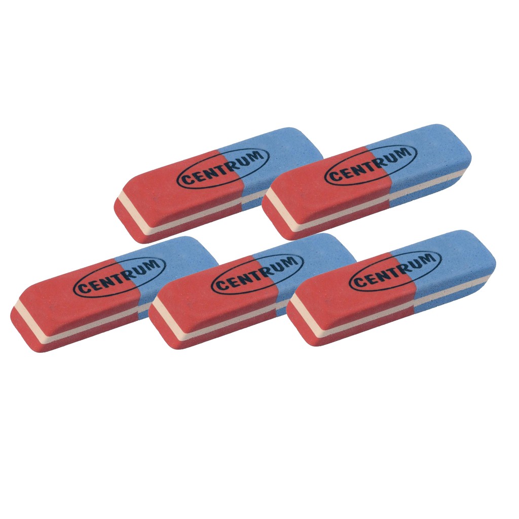 Kit 5 Borrachas bicolor Vermelha e Azul Centrum | Shopee Brasil