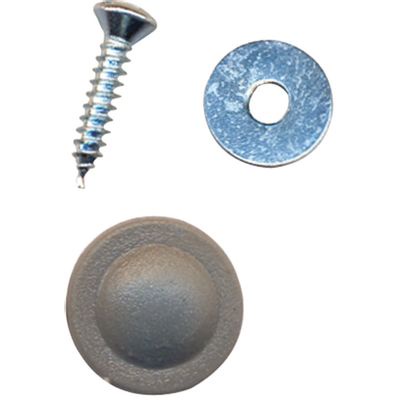 Cj.Parafuso/Arruela/Capa (Pct 10 Pçs) Cinza Universal em Oferta na Shopee