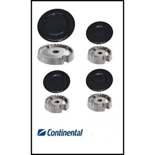 Kit Queimador Espalhador Cooktop Continental 4 Bocas