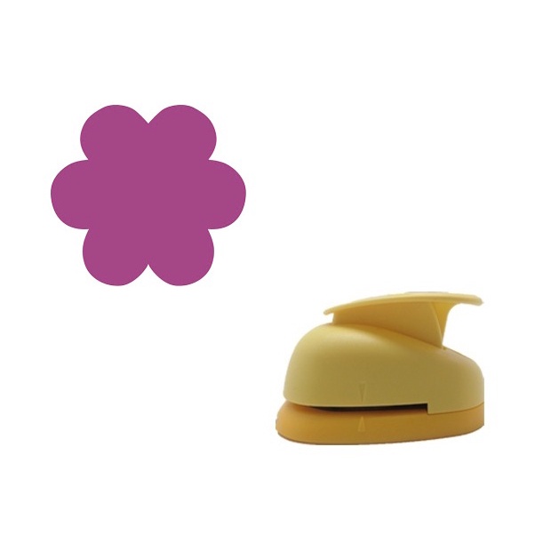 Furador Scrapbook Gigante Para Papel - Flor Cotton 3,7cm