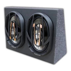 Caixa 2 Alto Falante 6x9 Hurricane Caixa Carpete Qr 69 300w
