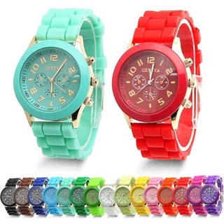 Relógio De Quartzo Fashion Colorido Casual Masculino E Feminino
