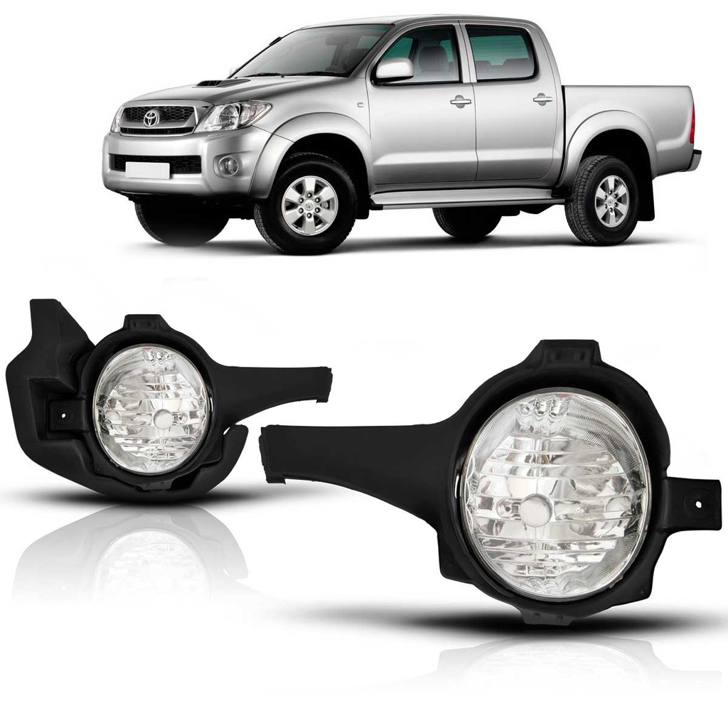 Par Farol Milha Hilux Sw4 2006 2007 2008 2009 2010 2011 em Oferta na Shopee