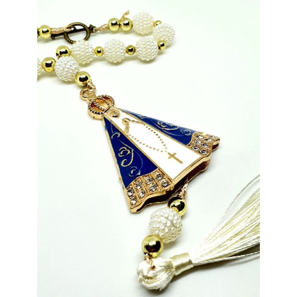Adorno de Nossa Senhora Aparecida, artigo religioso, imagem de nossa senhora, enfeite para casa, protetor de carro