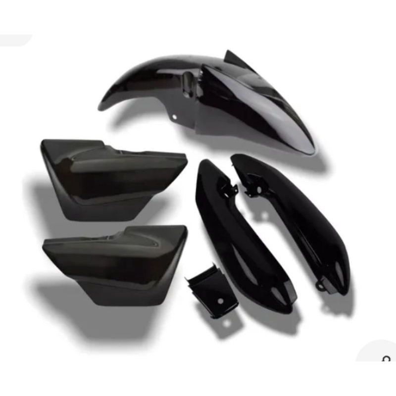 Kit Carenagem Completa Suzuki Yes 125 Preto 2008 - Paramotos
